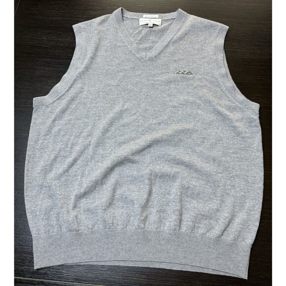 Fairway & Greene Other - Fairway & Greene Italian Merino Wool Vest Size L Gray, Soft Warm SEE DESC